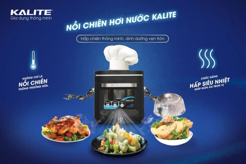 So sánh giá Lò chiên không dầu kết hợp hấp Kalite 15 lít STEAM X - Tìm sản phẩm giá rẻ nhất - Ảnh 10