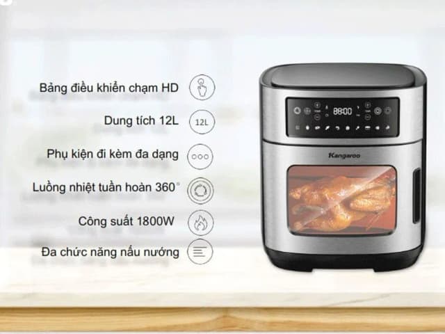 So sánh giá Lò chiên không dầu Kangaroo KG12AF1A 12 lít rẻ nhất? - Ảnh 18