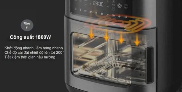 So sánh giá Lò chiên không dầu Kangaroo KG12AF1A 12 lít rẻ nhất? - Ảnh 19