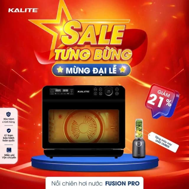So sánh giá Lò chiên không dầu hết hợp hấp Kalite 20 lít Fusion Pro rẻ nhất? - Ảnh 17