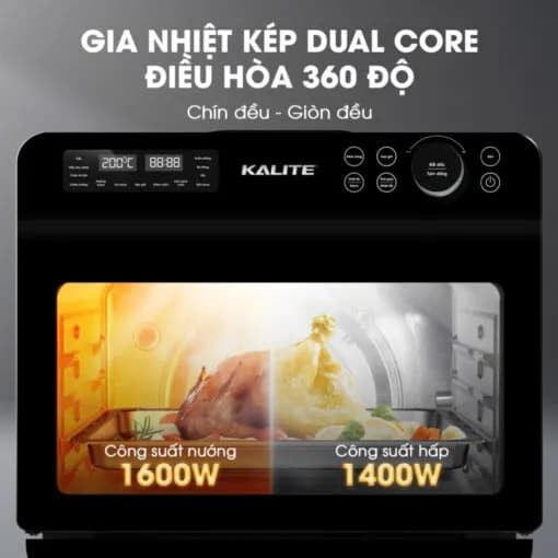 So sánh giá Lò chiên không dầu hết hợp hấp Kalite 20 lít Fusion Pro rẻ nhất? - Ảnh 9