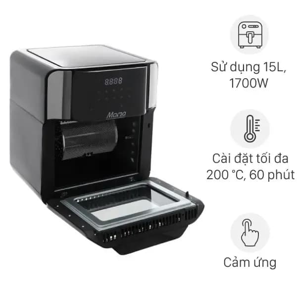 Lò chiên không dầu Sunhouse Mama SHD4088 15 lít - Giá rẻ nhất hôm nay - Ảnh 2