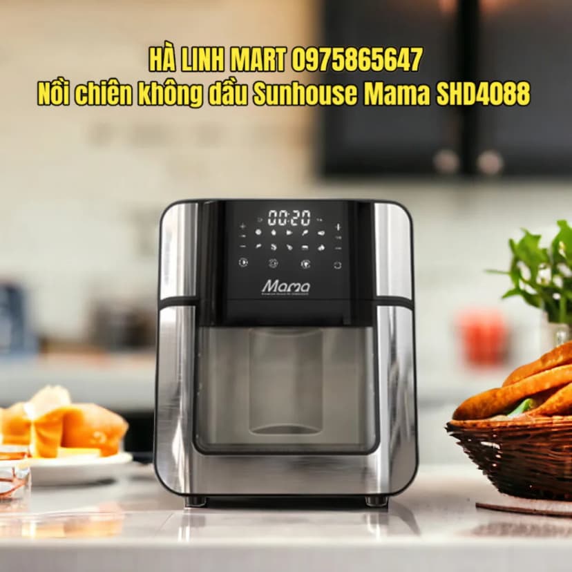 Lò chiên không dầu Sunhouse Mama SHD4088 15 lít - Giá rẻ nhất hôm nay - Ảnh 11