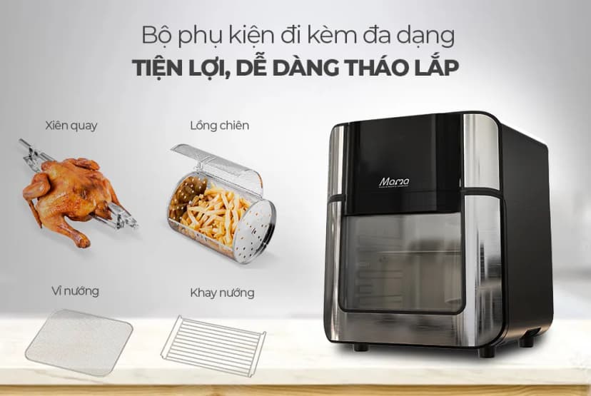 Lò chiên không dầu Sunhouse Mama SHD4088 15 lít - Giá rẻ nhất hôm nay - Ảnh 40