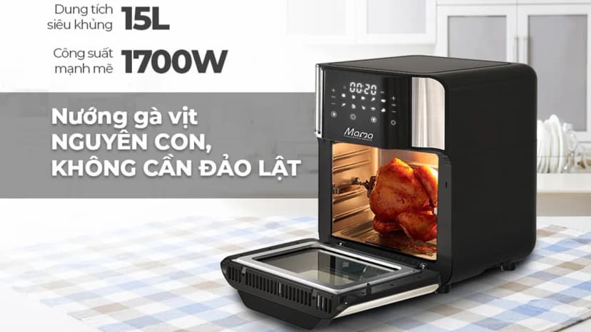 Lò chiên không dầu Sunhouse Mama SHD4088 15 lít - Giá rẻ nhất hôm nay - Ảnh 46