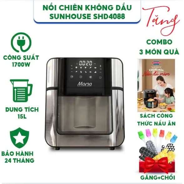Lò chiên không dầu Sunhouse Mama SHD4088 15 lít - Giá rẻ nhất hôm nay - Ảnh 50