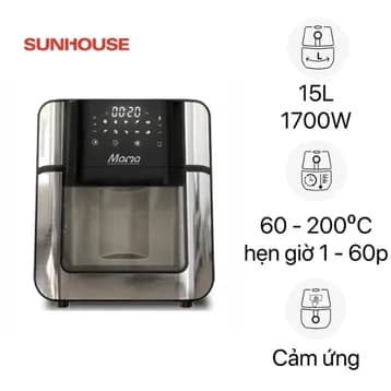 Lò chiên không dầu Sunhouse Mama SHD4088 15 lít - Giá rẻ nhất hôm nay - Ảnh 68