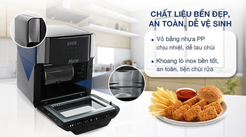 Lò chiên không dầu Sunhouse Mama SHD4088 15 lít - Giá rẻ nhất hôm nay - Ảnh 10