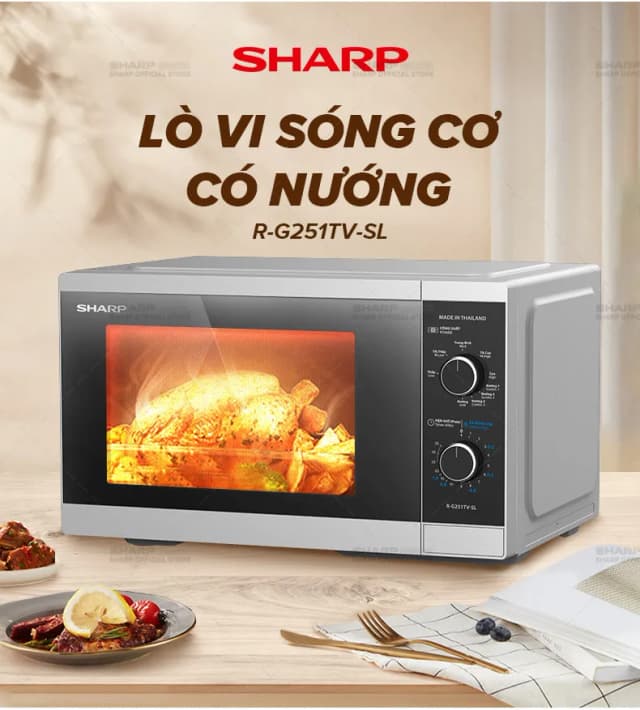 So sánh giá Lò vi sóng có nướng Sharp R-G251TV-BK 25 lít rẻ nhất? - Ảnh 19