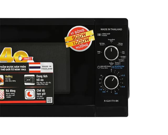 So sánh giá Lò vi sóng có nướng Sharp R-G251TV-BK 25 lít rẻ nhất? - Ảnh 5