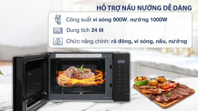 So sánh giá Lò vi sóng có nướng Panasonic NN-GT35NBYUE 24 lít rẻ nhất? - Ảnh 5