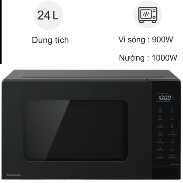 So sánh giá Lò vi sóng có nướng Panasonic NN-GT35NBYUE 24 lít rẻ nhất? - Ảnh 9