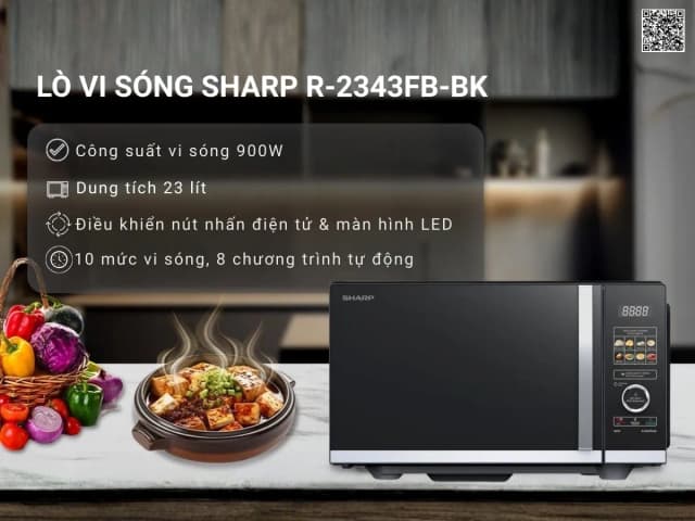 Top 1 so sánh giá Lò vi sóng Sharp R-2343FB-BK 23 lít - Tìm sản phẩm giá rẻ nhất - Ảnh 10