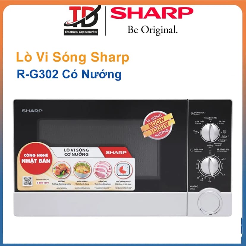 Lò vi sóng Sharp R-2348V-BK 23 lít - Giá rẻ nhất hôm nay - Ảnh 14