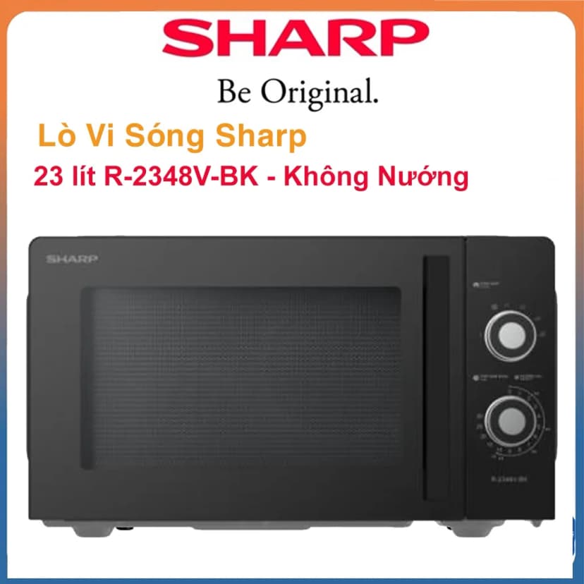 Lò vi sóng Sharp R-2348V-BK 23 lít - Giá rẻ nhất hôm nay - Ảnh 5