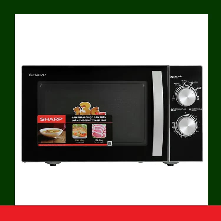Lò vi sóng Sharp R-2348V-BK 23 lít - Giá rẻ nhất hôm nay - Ảnh 9