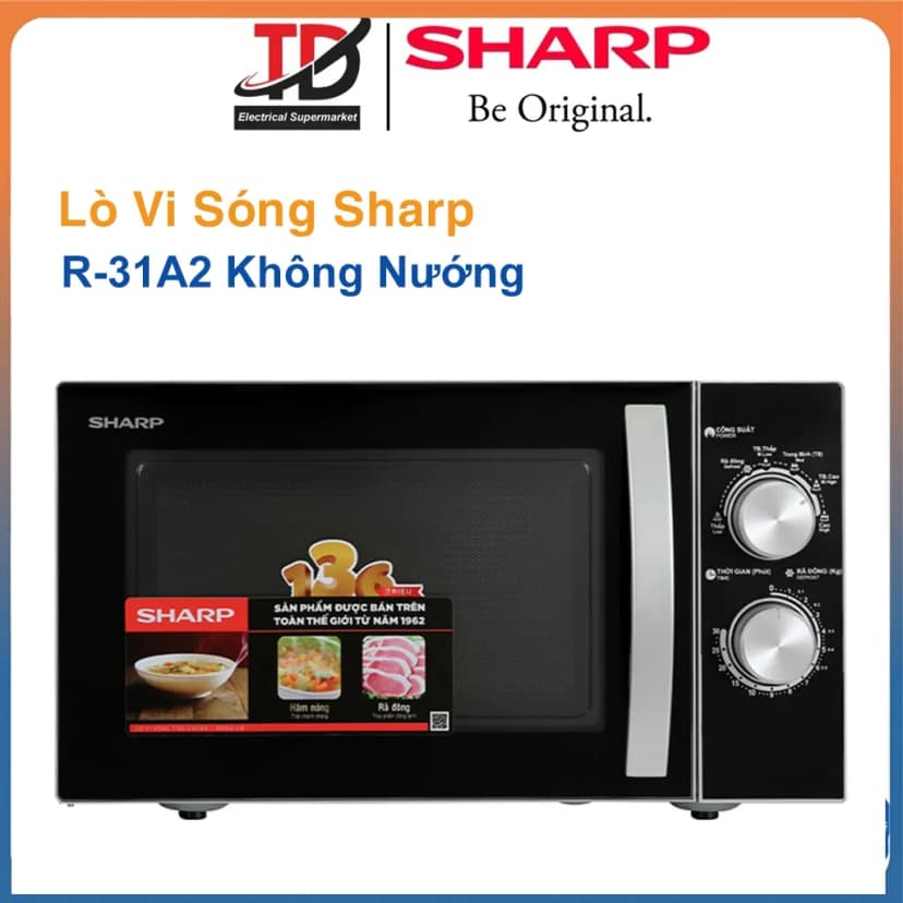 Lò vi sóng Sharp R-2348V-BK 23 lít - Giá rẻ nhất hôm nay - Ảnh 10