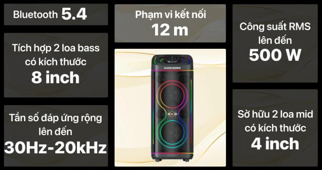 So sánh giá Loa Bluetooth Alpha Works AW-GENBEAT 510 rẻ nhất? - Ảnh 13