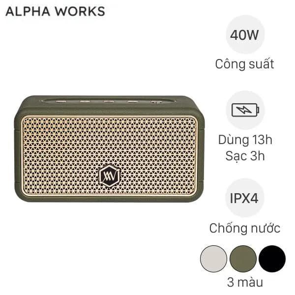 Loa Bluetooth Alpha Works AW-W38 - Giá rẻ nhất hôm nay - Ảnh 3