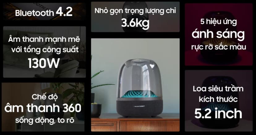 So sánh giá Loa Bluetooth Harman Kardon Aura Studio 5 Wifi - Tìm sản phẩm giá rẻ nhất - Ảnh 3
