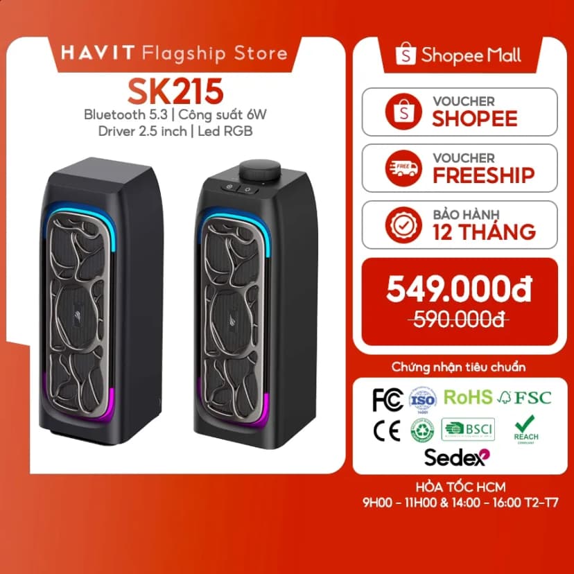 Loa Bluetooth Havit SK918BT - Giá rẻ nhất hôm nay - Ảnh 11