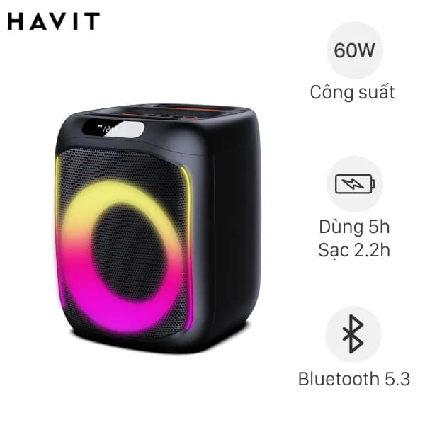 Loa Bluetooth Havit SQ146BT - Ảnh 2