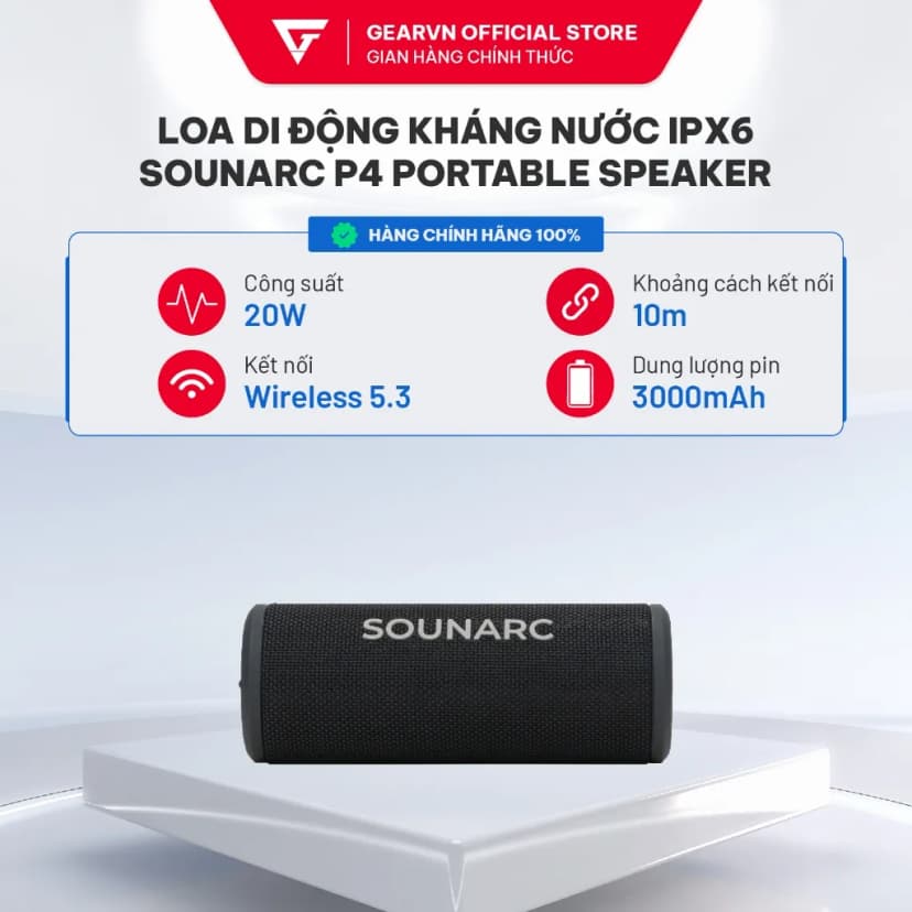 Loa Bluetooth Sounarc P4 Portable Speaker - Giá rẻ nhất hôm nay - Ảnh 6
