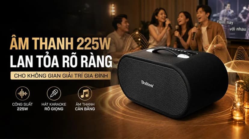 So sánh giá Loa karaoke xách tay Dalton Apollo LS26 450W - Tìm sản phẩm giá rẻ nhất - Ảnh 2