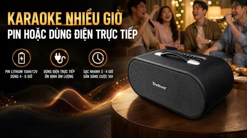 So sánh giá Loa karaoke xách tay Dalton Apollo LS26 450W - Tìm sản phẩm giá rẻ nhất - Ảnh 5