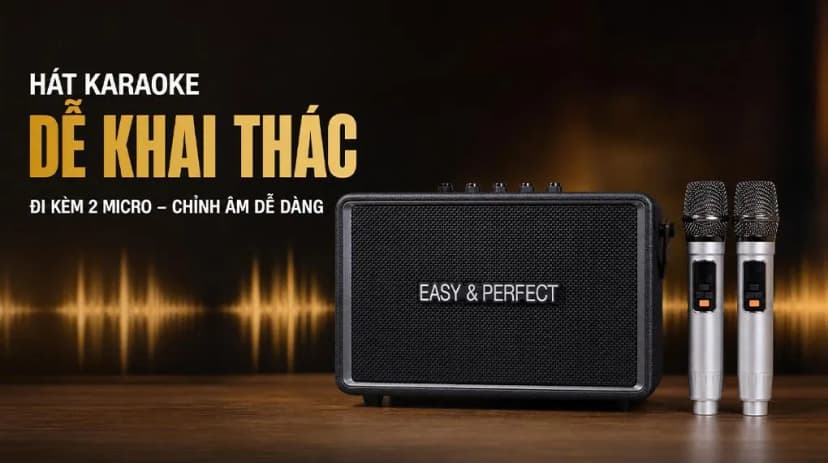 So sánh giá Loa karaoke xách tay Easy & Perfect EP-Tornado 130W - Đen - Tìm sản phẩm giá rẻ nhất - Ảnh 3