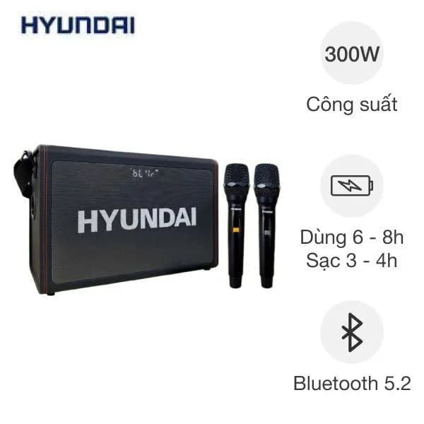 So sánh giá Loa Bluetooth karaoke Hyundai H10 300W rẻ nhất? - Ảnh 2