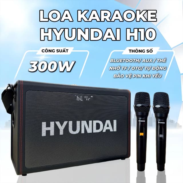 So sánh giá Loa Bluetooth karaoke Hyundai H10 300W rẻ nhất? - Ảnh 4