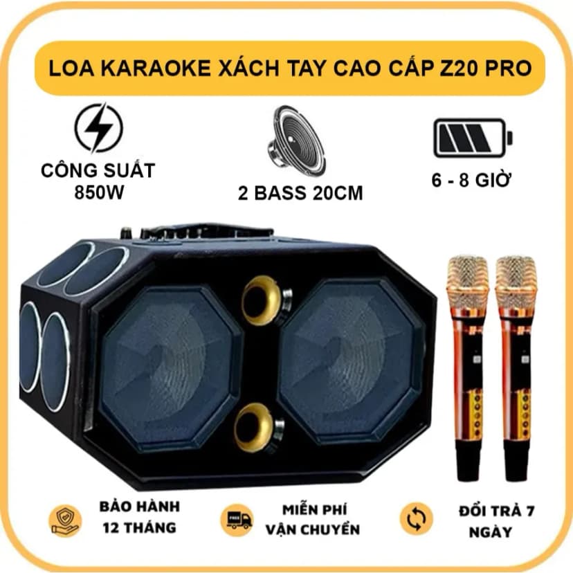 So sánh giá Loa karaoke xách tay Hyundai HD0303 200W - Tìm sản phẩm giá rẻ nhất - Ảnh 3