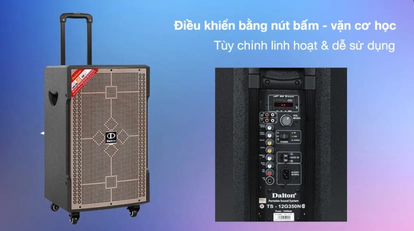 Loa kéo karaoke Dalton TS-12G350N 350W - Giá rẻ nhất hôm nay - Ảnh 3