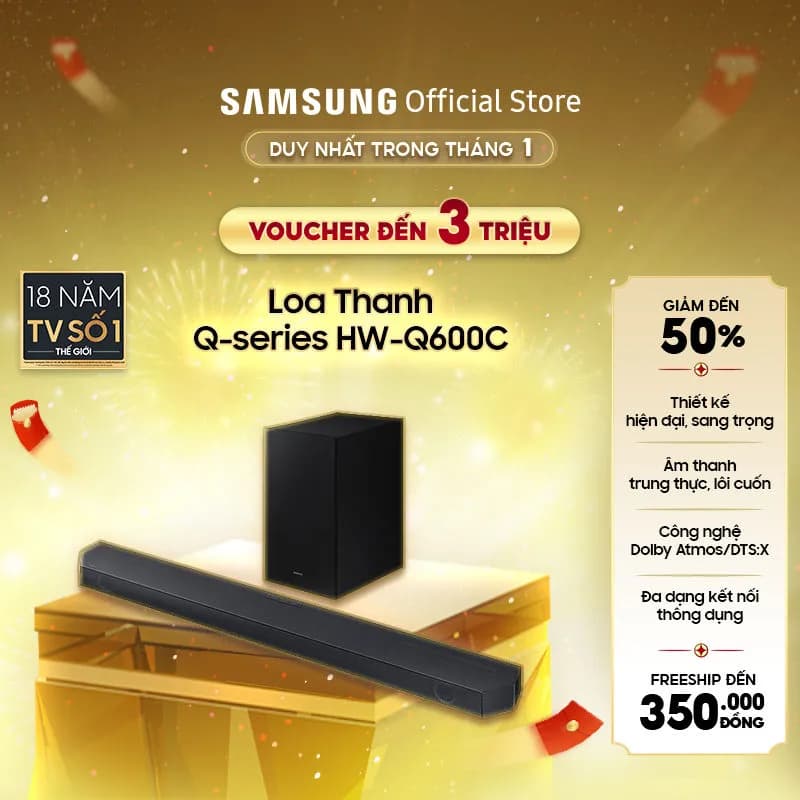 Bộ loa thanh Samsung HW-Q600C/XV 360W - Giá rẻ nhất hôm nay - Ảnh 10