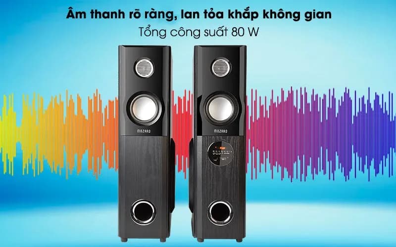 So sánh giá Cặp loa tháp Mozard M101 Đen 80W - Tìm sản phẩm giá rẻ nhất - Ảnh 8