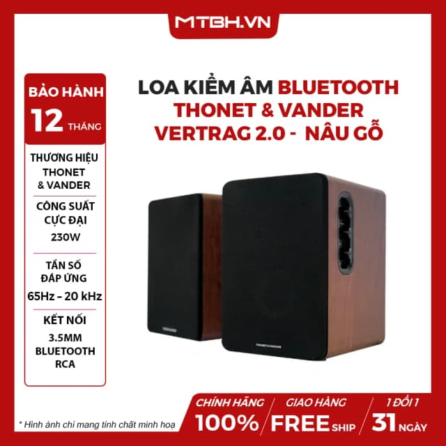Top 1 so sánh giá Loa vi tính Bluetooth kiểm âm Thonet & Vander Kurbis Cinema - Tìm sản phẩm giá rẻ nhất - Ảnh 4