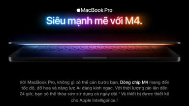 Laptop MacBook Pro 14 inch M4 Pro 24GB/512GB - 15