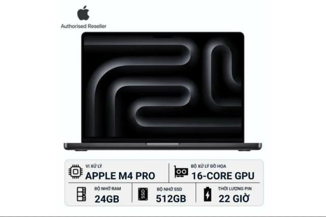 Laptop MacBook Pro 14 inch Nano M4 Pro 24GB/512GB - 12