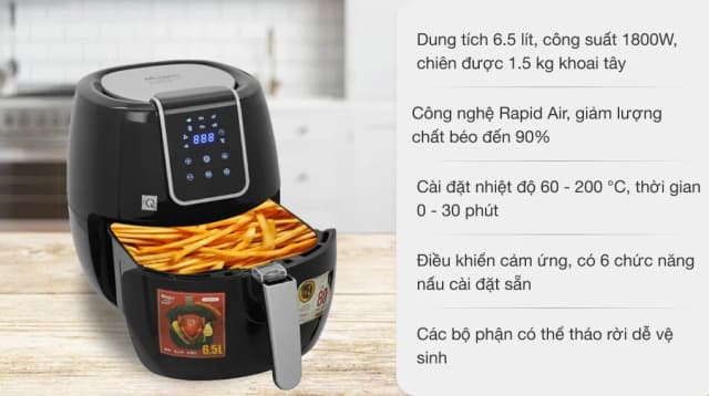 So sánh giá Nồi chiên không dầu Magic 6.5 lít A-805 rẻ nhất? - Ảnh 7