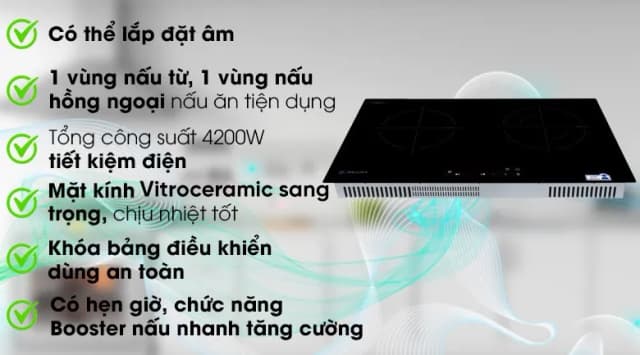 So sánh giá Bếp từ hồng ngoại âm Malloca MH-7311IR 4200W rẻ nhất? - Ảnh 15
