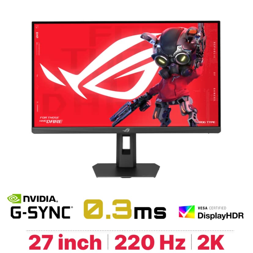Màn hình Gaming Asus ROG Strix XG27ACSR (27 inh 2K, IPS, 220Hz, 0.3ms) - Giá rẻ nhất hôm nay - Ảnh 2