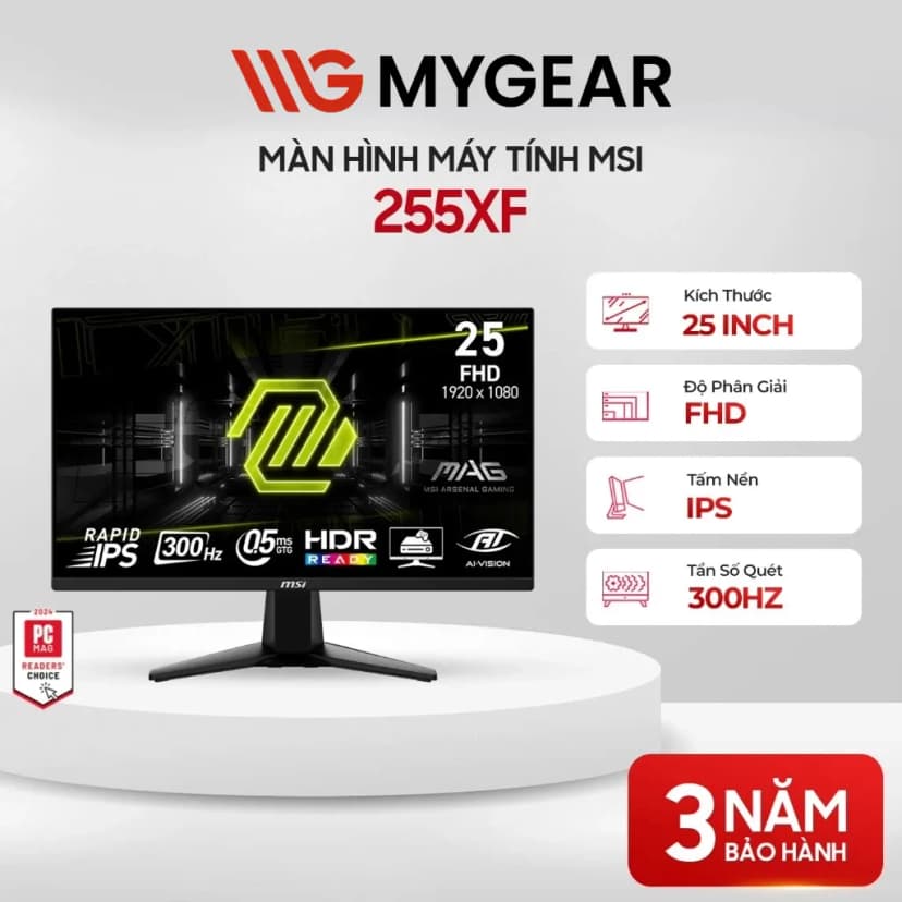 Màn hình Gaming MSI MAG 255PXF (24.5 inch Full HD, IPS, 300Hz, 0.5ms) - Giá rẻ nhất hôm nay - Ảnh 2