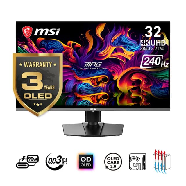 Top 1 so sánh giá Màn hình Gaming MSI MPG 321URXW QD-OLED (31.5 inch UHD, QD-OLED, 240Hz, 0.03ms) - Tìm sản phẩm giá rẻ nhất - Ảnh 7