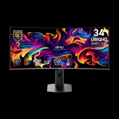 Top 1 so sánh giá Màn hình Gaming MSI MPG 341CQR QD-OLED (34 inch UWQHD, QD-OLED, 360Hz, 0.03ms) - Tìm sản phẩm giá rẻ nhất - Ảnh 12