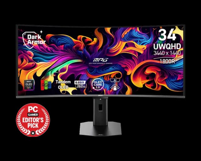 Top 1 so sánh giá Màn hình Gaming MSI MPG 341CQR QD-OLED (34 inch UWQHD, QD-OLED, 360Hz, 0.03ms) - Tìm sản phẩm giá rẻ nhất - Ảnh 5