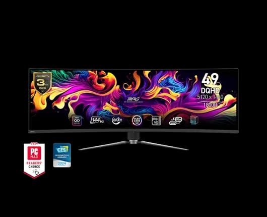 Màn hình Gaming MSI MPG 491CQP QD-OLED (49 inch DQHD, QD-OLED, 144Hz, 0.03ms) - Giá rẻ nhất hôm nay - Ảnh 11