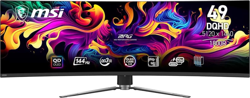 Màn hình Gaming MSI MPG 491CQP QD-OLED (49 inch DQHD, QD-OLED, 144Hz, 0.03ms) - Giá rẻ nhất hôm nay - Ảnh 13