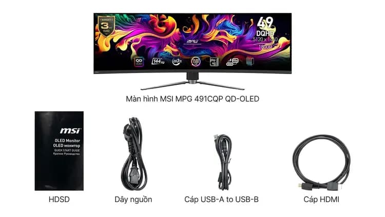 Màn hình Gaming MSI MPG 491CQP QD-OLED (49 inch DQHD, QD-OLED, 144Hz, 0.03ms) - Giá rẻ nhất hôm nay - Ảnh 15
