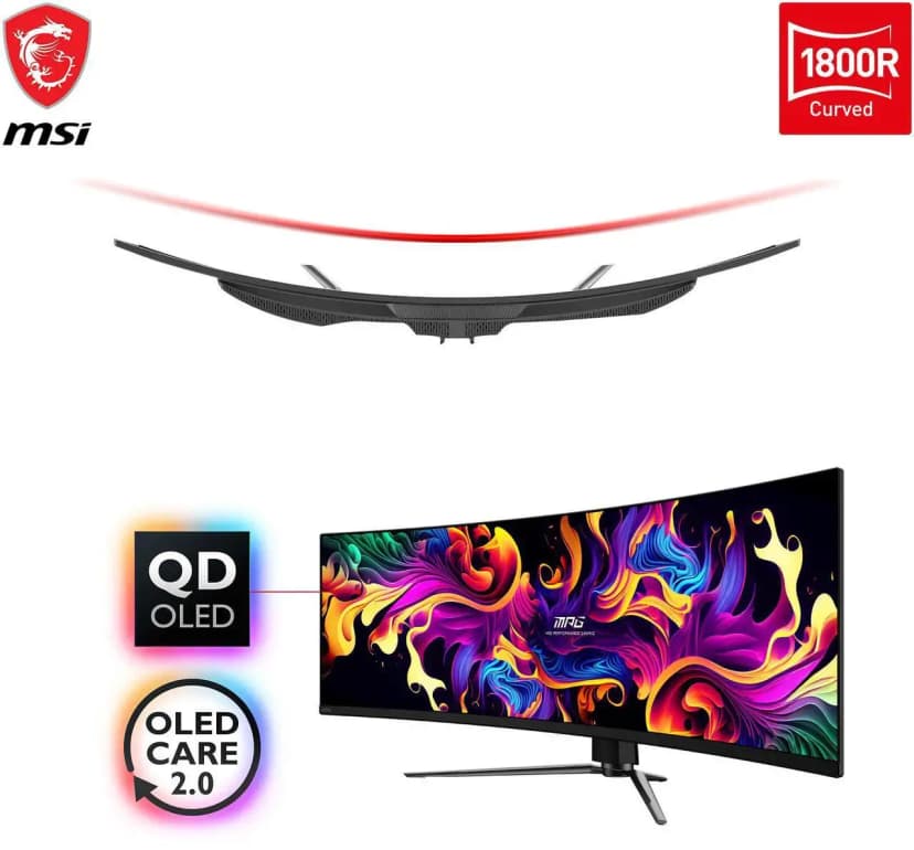 Màn hình Gaming MSI MPG 491CQP QD-OLED (49 inch DQHD, QD-OLED, 144Hz, 0.03ms) - Giá rẻ nhất hôm nay - Ảnh 18